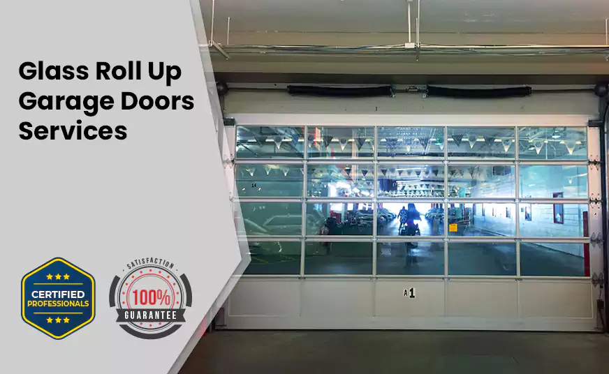 Glass Roll Up Garage Door in Lauderhill, FL