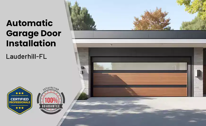 Automatic Garage Door Installation  Lauderhill-FL 