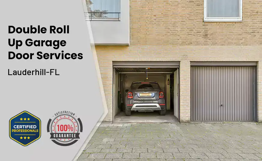 Double Roll Up Garage Doors Lauderhill-FL 