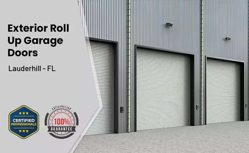 Exterior Roll Up Garage Doors Lauderhill - FL 