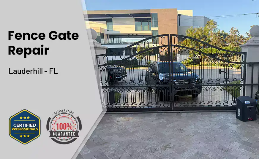 Fence Gate Repair Lauderhill - FL 