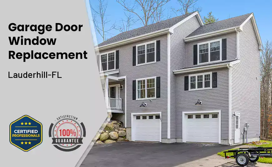 Garage Door Window Replacement Lauderhill-FL 
