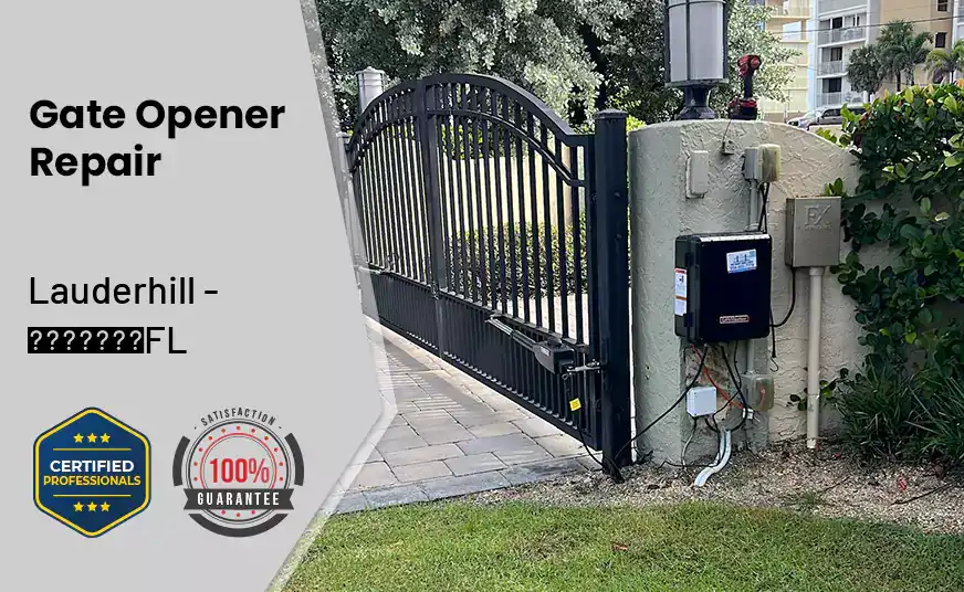 Gate Opener Repair Lauderhill - FL 