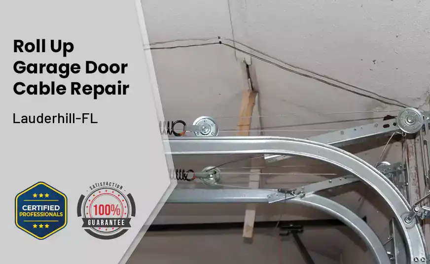 Roll Up Garage Door Cable Repair Lauderhill-FL 
