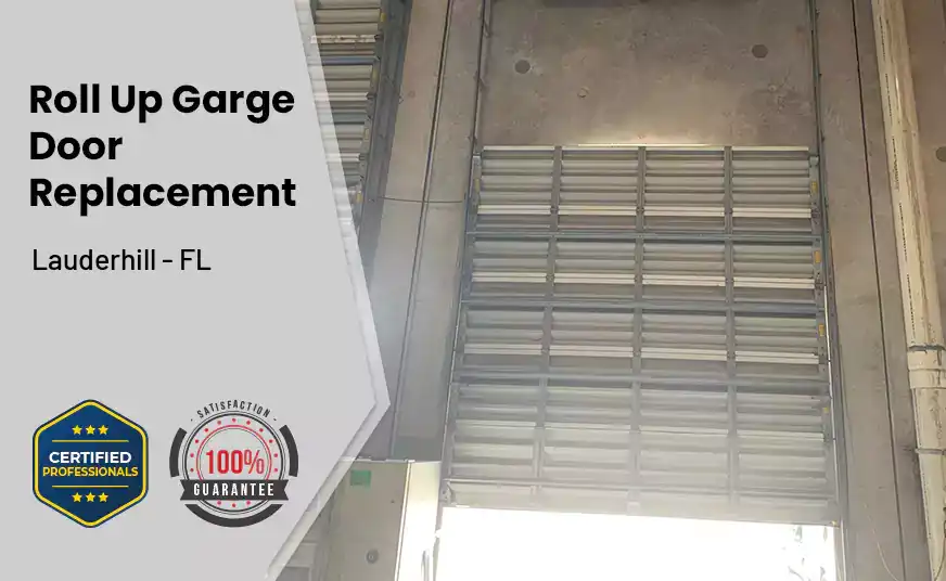 Roll Up Garage Door Replacement Lauderhill - FL 