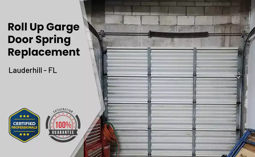 Roll Up Garage Door Spring Replacement Lauderhill - FL 