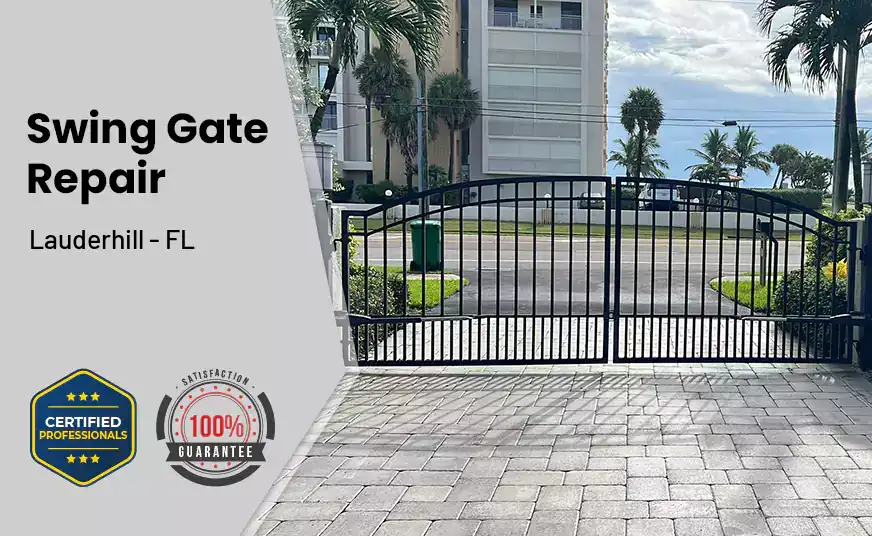 Swing Gate Repair Lauderhill - FL 